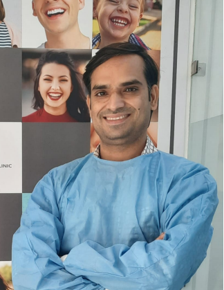 Dr. Jitender Phogat, Oral Surgeon at Basil Dental Clinic, Sector 82A Gurgaon