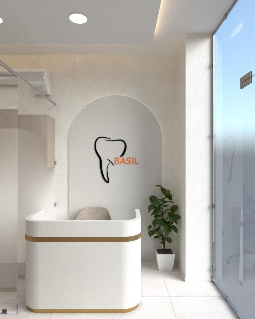 Patient consultation at Basil Dental Clinic, Vatika Town Square, Gurgaon